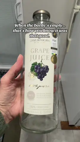 Discover the pure taste of nature with Casa Madeira 100% Grape Juice — crafted from sun-ripened Brazilian grapes, with no sugar, no water, and no additives. Just pure, vegan-friendly juice bursting with antioxidants and bold flavor. Perfect for any time of day — from breakfast boosts to relaxing evening sips. Taste the richness of Brazil in every pour.  	•	100% pure grape juice — no added sugar, no dilution, no preservatives. 	•	Naturally rich in antioxidants for a refreshing, healthy choice. 	•	Vegan-friendly and packed with authentic Brazilian vineyard flavor. Go natural, go delicious — order yours before it sells out! #CasaMadeira #PureGrapeJuice #VeganDrinks #HealthyLiving #NoAddedSugar 