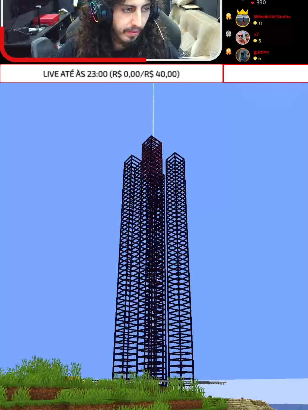 MINI FARM DE FERRO SAINDO DO PAPEL!! #Minecraft