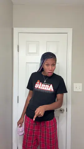 In my PPAS pajama pants #fyp #annie #broadway 