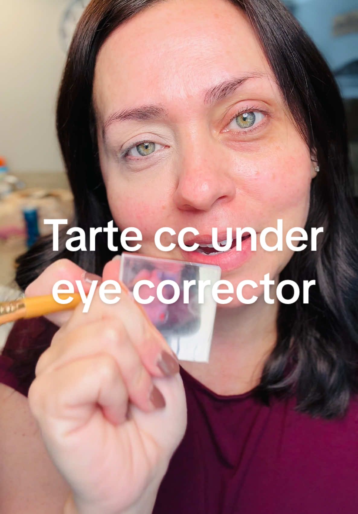 PLEASE. @tarte cosmetics #tartecosmetics #tarteccundereyecorrector #darkcirclesundereyes #undereyecircles 