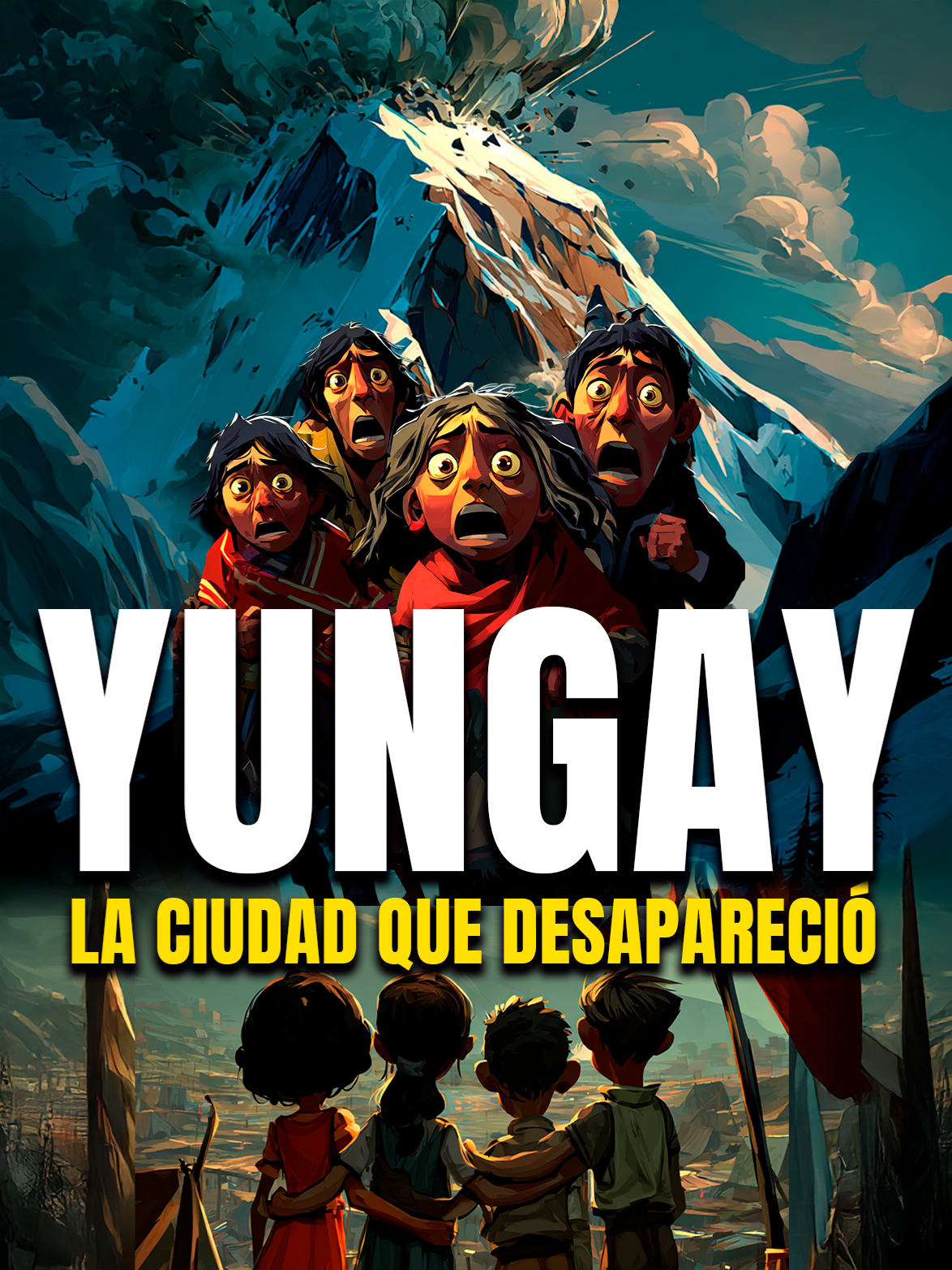 Yungay 1970: la ciudad que desapareció en 4 minutos 🇵🇪🕯️ 31/05/1970. Un sismo 7.9 y un alud de lodo, hielo y roca bajaron del Huascarán a más de 300 km/h. Yungay quedó bajo 80 m de tierra. ~20,000 muertos. Hoy, 4 palmeras y el Cristo Blanco recuerdan dónde estuvo la plaza. ¿Conocías esta historia? Comenta “sí” o “no” y guarda este video para la memoria. #Yungay #Huascarán #HistoriaPeruana #Memoria #RelatosOcultos #Terremoto