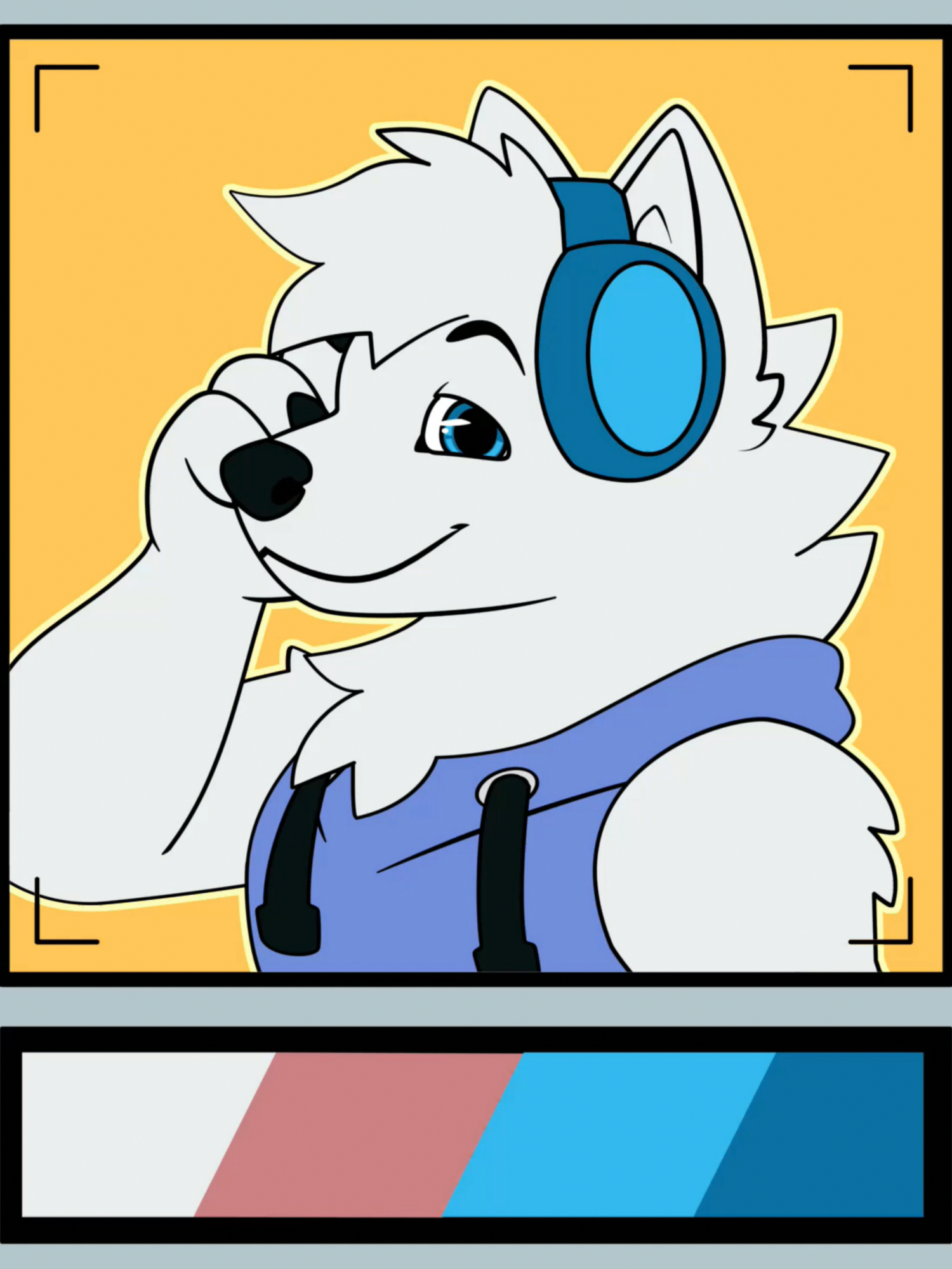 Look at this absolute floofer, how can you not love him? Animated REF commission made for Tobi! This was a super fun project of a new commission type made a while ago and I'm super thankful for Tobi to trust me pioneering this idea 🙏 🎶