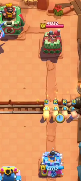 What is this guy doing🥀 #clashroyale #megaknight #noskill #skill #mobilegaming 