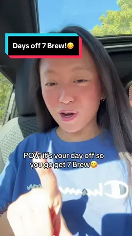 Days off >> @7brewcoffee #7brew