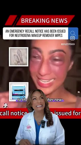 🚨 Neutrogena makeup wipes have just been recalled due to potential bacterial contamination!  Here’s what you need to know to keep your skin safe ⚠️  #drmommy #dermatology #dermtips #neutrogena #makeupwipes     