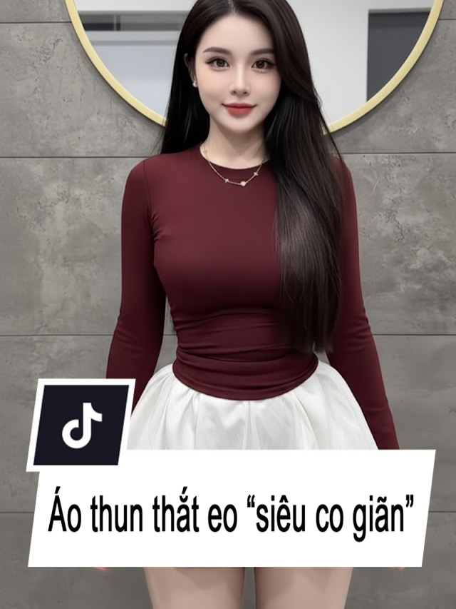Tui nói thiệt tui mặc đồ size L mà mặc cái này vô ai cũng tưởng tui size S á#hottrend #trangphuc #thoitrang #aodep #aoxinh #aothun