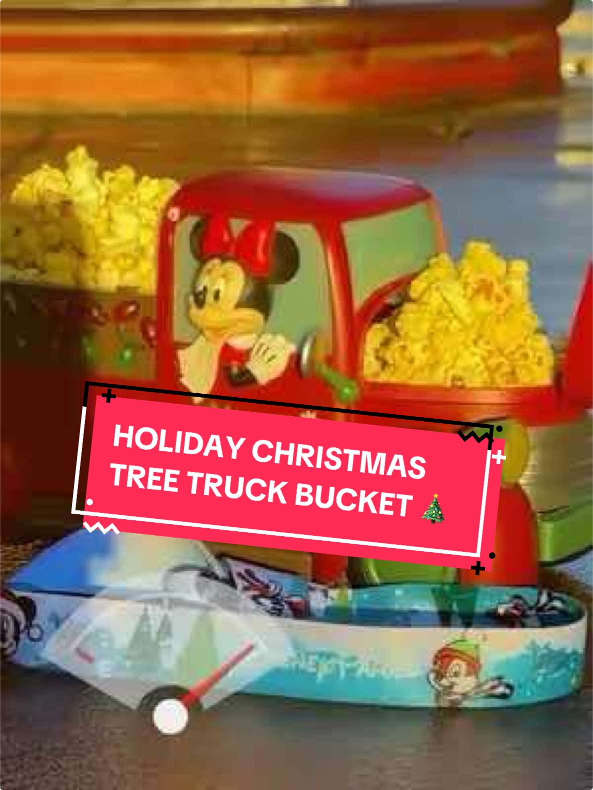 Hiya pals 👋 A new Holiday Christmas Tree Truck Bucket is coming to Disneyland and Disney World🎄🚚 #DisneyHolidays #DisneyParks #DisneyEats #DisneyWorld #Disneyland