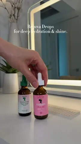 Loving the Camille Rose Rejuva Drops and Rosemary Oil for nourished, hydrated hair that shines from root to tip. ✨ @Camille Rose #camillerose #camillerosepartner #hydration #naturalhairtok #naturalhair 