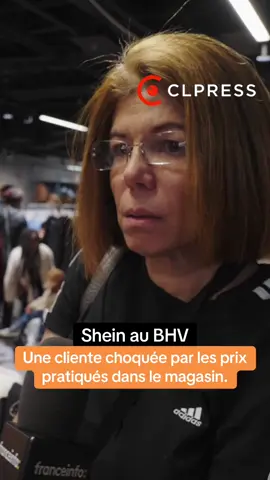 Une cliente choquée par les prix pratiqués dans le magasin Shein du BHV. #bhv #shein #paris #france 