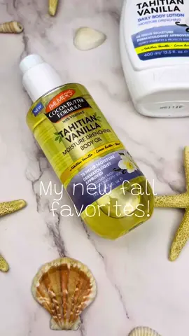 Hello friends! I hope you’re having an amazing day! Today I’m sharing some amazing goodies from Palmers! They sent me 3 of their New Tahitian Vanilla range that includes a Body Oil, Body Lotion and Body Cream. I’m obsessed with how amazing they all smell. I really love that you can use them alone or layer them.  Tahitian Vanilla Body Oil I love to use this after I shower. You only need a little and my skin just soaks it all up. It’s long lasting as well and it smells amazing 🤩 You can also add this to your bath!  Tahitian Vanilla Body Lotion This lotion deeply hydrates my dry skin. It has a wonderful vanilla scent that is long lasting. My skin feels super hydrated after using it. It’s gives you 48 hour moisture! Perfect for fall and winter.  Tahitian Vanilla Body Cream I love the thick texture of this body cream.  It absorbs nicely and gives me long lasting hydration up to 72 hours! I love the cozy vanilla scent and how soft my skin is.  If you have dry skin, I would definitely check these out! My skin is super hydrated and ready for the cold months!  Thanks @palmersus for gifting me this wonderful set!  #gifted #palmers #palmerspartner @Palmer's  #TahitianVanilla #MoistureDrench                    
