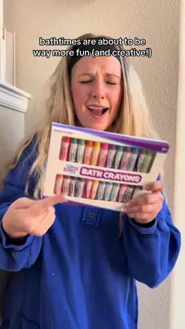 Turn bath time into art time with Tub Works Bath Crayons! 🛁🎨 This 12-pack of non-toxic, washable crayons lets kids draw on wet or dry surfaces for endless creative fun — and it rinses right off when they’re done! #tubworks #bathcrayons #bathtimefun #screenfreeplay #kidsactivities 