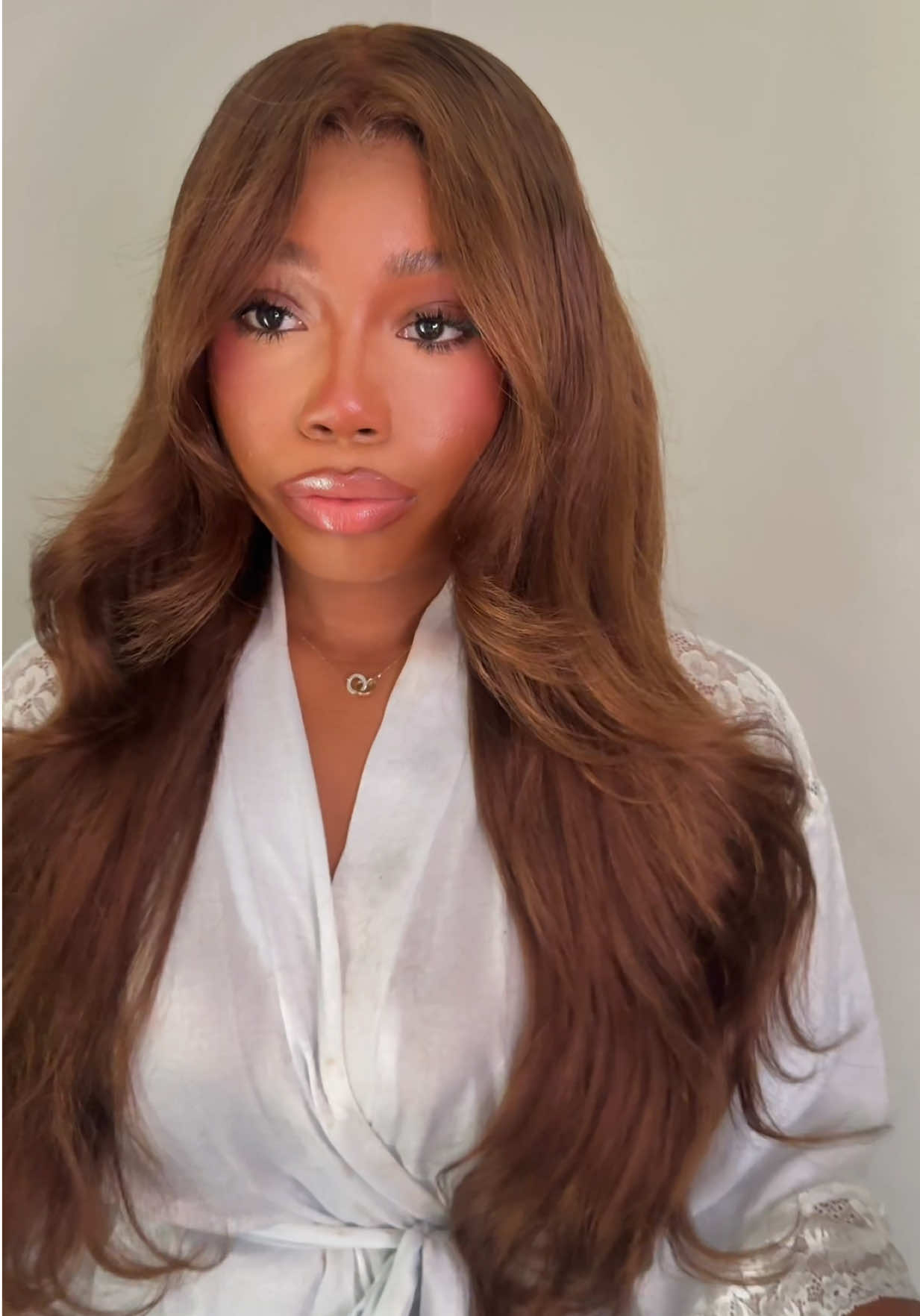 This color + my skin 😍 from @Mamushow Hair Store  #hairwig#hairvideos#fullfrontalwig#fullfrontal#wigstyling 