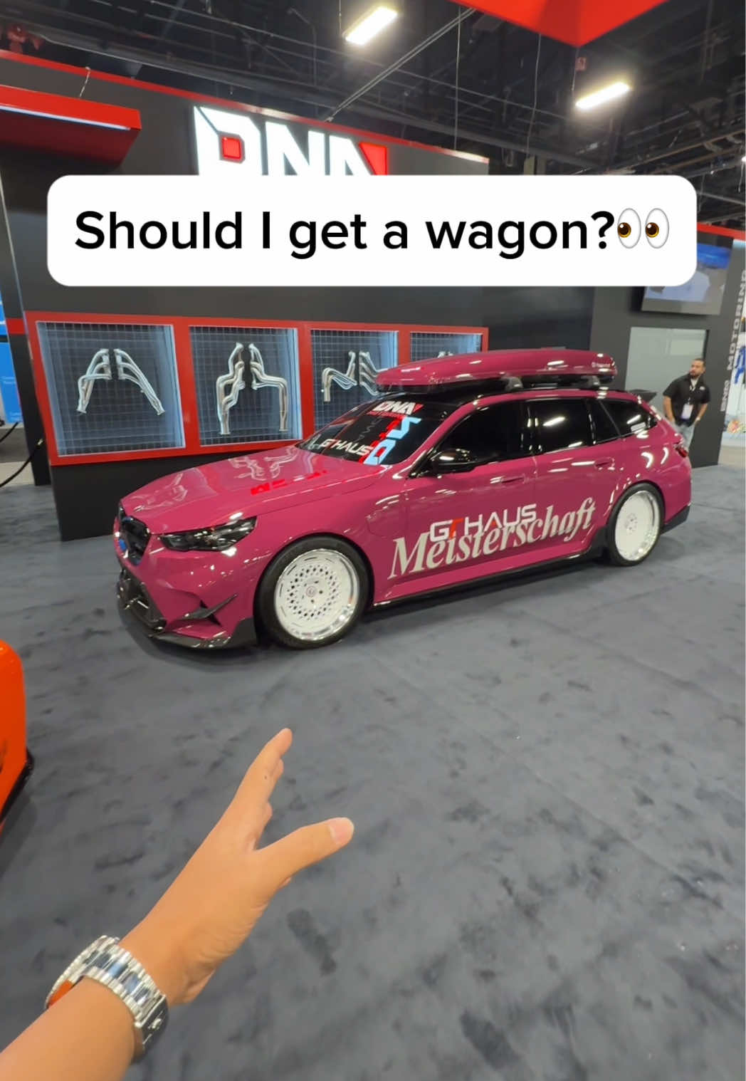 Do we go full dad mobile mode?? #bmw #m5 #touring #wagon #sema2025 