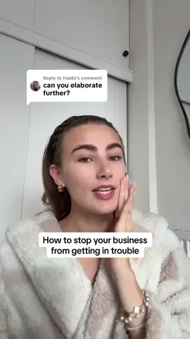Replying to @Habbi everything you NEED to have set up in your business to not get in trouble #businessowner #businessowners #businesstips #businesscheck #businesstiktok 