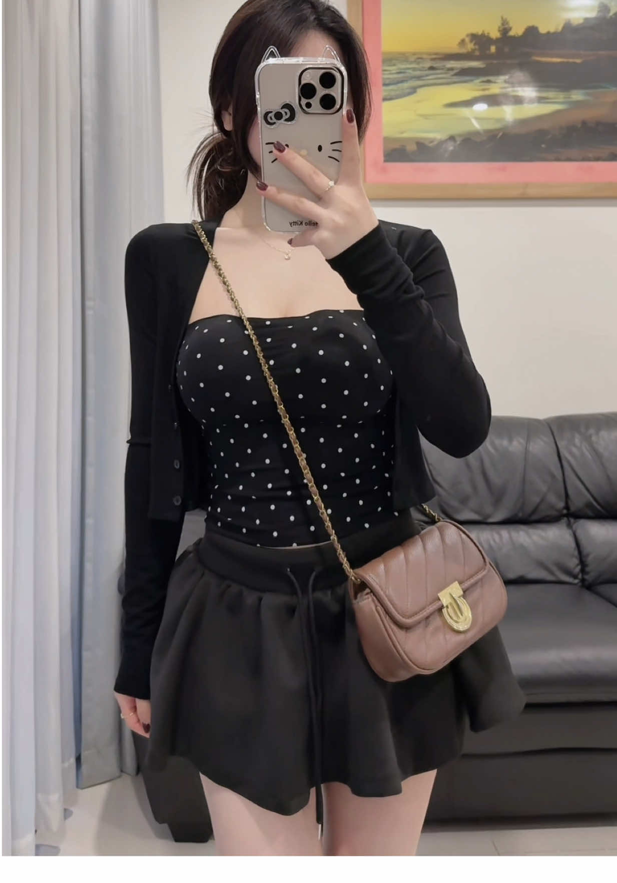 Áo ống chấm bee ✨ #h2oclothing #aoong #aoquay #dazzi 