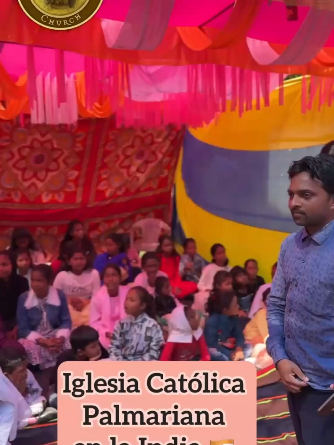 Igreja palmariana -india #foruyou #gratidão #live #igrejapalmariana Mais um grande apostolado desta vez na india milhares de pessoas acudiram ao grande chamado de Deus