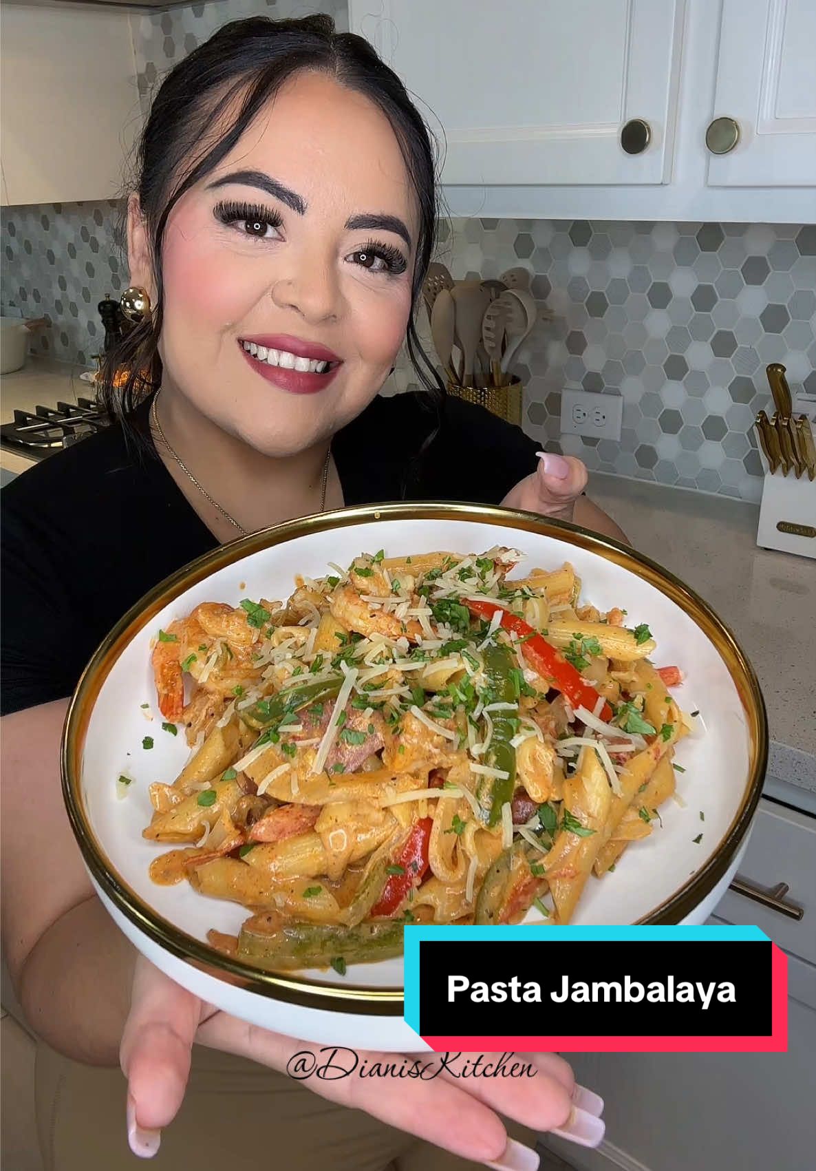 Pasta Jambalaya con mariscos.!!😍🤤🔥 • • #fypシ゚viral #pregnancycravings #recetas #DinnerIdeas #foryoupage 