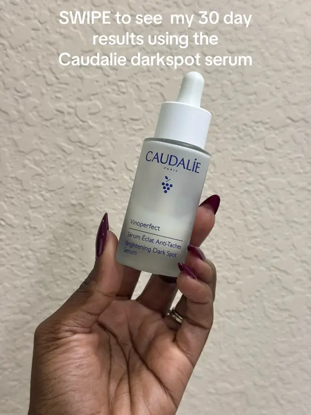 As a mom who’s skin changed drastically after my second postpartum, I still suffer from hormonal acne during ovulation AND my period. With that being said, the acne brings dark spots and I always have a dark spot to fade! This @Caudalie vinoperfect dark spot serum has easily become one of my favorite!  #skincare #skincareproducts #caudalie #blackgirltiktok #fy 