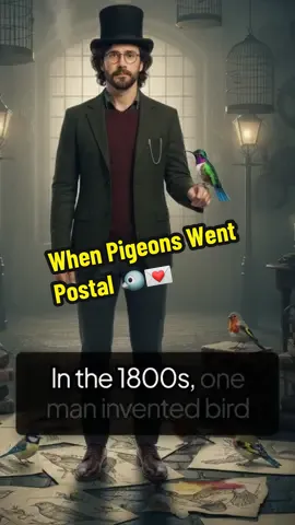 In the early 1900s, a German inventor used pigeons to deliver letters — and accidentally created chaos when the birds started freelancing. Follow Unhinged History for true, sarcastic stories where genius meets feathers. #WeirdHistory #EducationTikTok #ScienceTok #HistoryBuff #ComedyTok