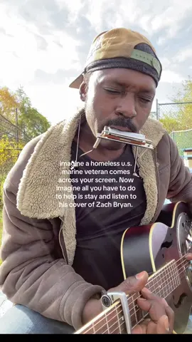 paypal in bio/venmo: cryptabit | I am a marine veteran and I am homeless. I used to deliver goods to make ends meet, and I slept in my car until it was repossessed one night. I was never allowed to retrieve my belongings. Since then I have been living on the streets. I film content to spread awareness and play songs to spread hope. Thank you, to whomever has or will help me get this message out there. ❤️ #veteran #foryou #coversong #zachbryan #pinkskies
