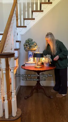 Is this space not just begging for a Christmas tree?! I just got this huge 9ft tree from @kingofchristmas and I think this size works so much better than what I had here last year.. I can’t wait to get all the lights on! #fyp #viral #christmastree #christmasdecor #christmasdecorating 