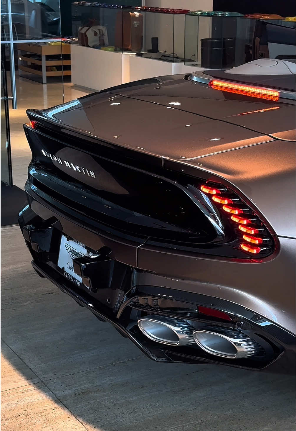 Magneto Bronze 2026 Aston Martin Vanquish Volante  5.2L V12 Engine  Available at Aston Martin Cleveland 