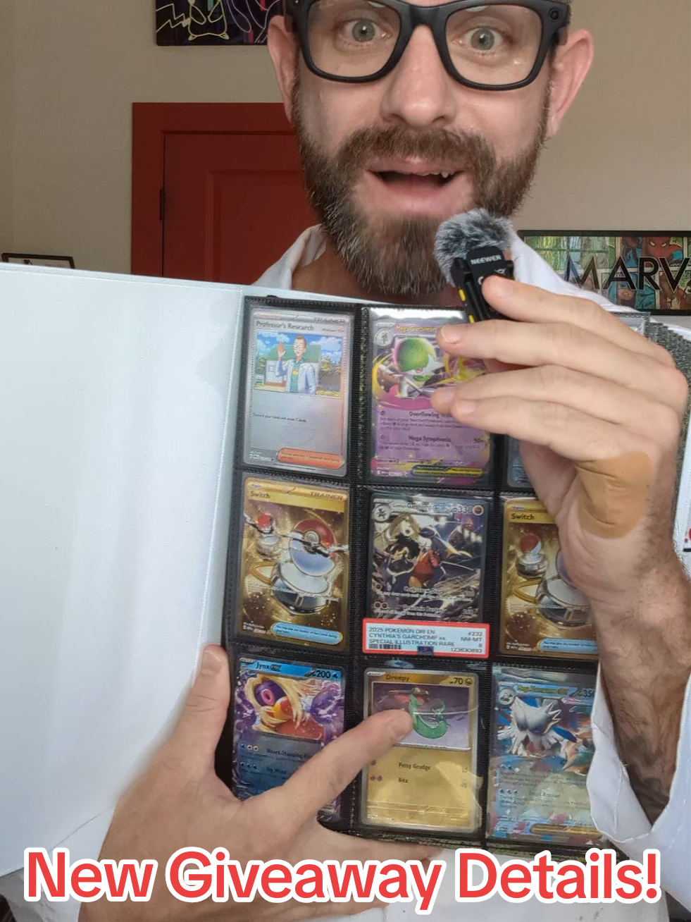 Giveaway ends November 19th and I'll announce the winner the following day live at about 8pm EST! This binder was from the last 6 weeks or so pack openings and live streams, I got completely hosed on pulls so I cracked the 2 PSA graded slabs that got 8's and put them in the binder to help pad the 100+ hits in there. estimated value of the binder is about $500 #pokemon #anxiety #anime #game #fyp rule 1 - like/comment/follow me rule 2 - no offensive or drug related user names will be chosen rule 3 - recipents must not be selling pokemon on their page rule 4 - be at least 18 years or older or have parental consent to ship to a place of your choosing 