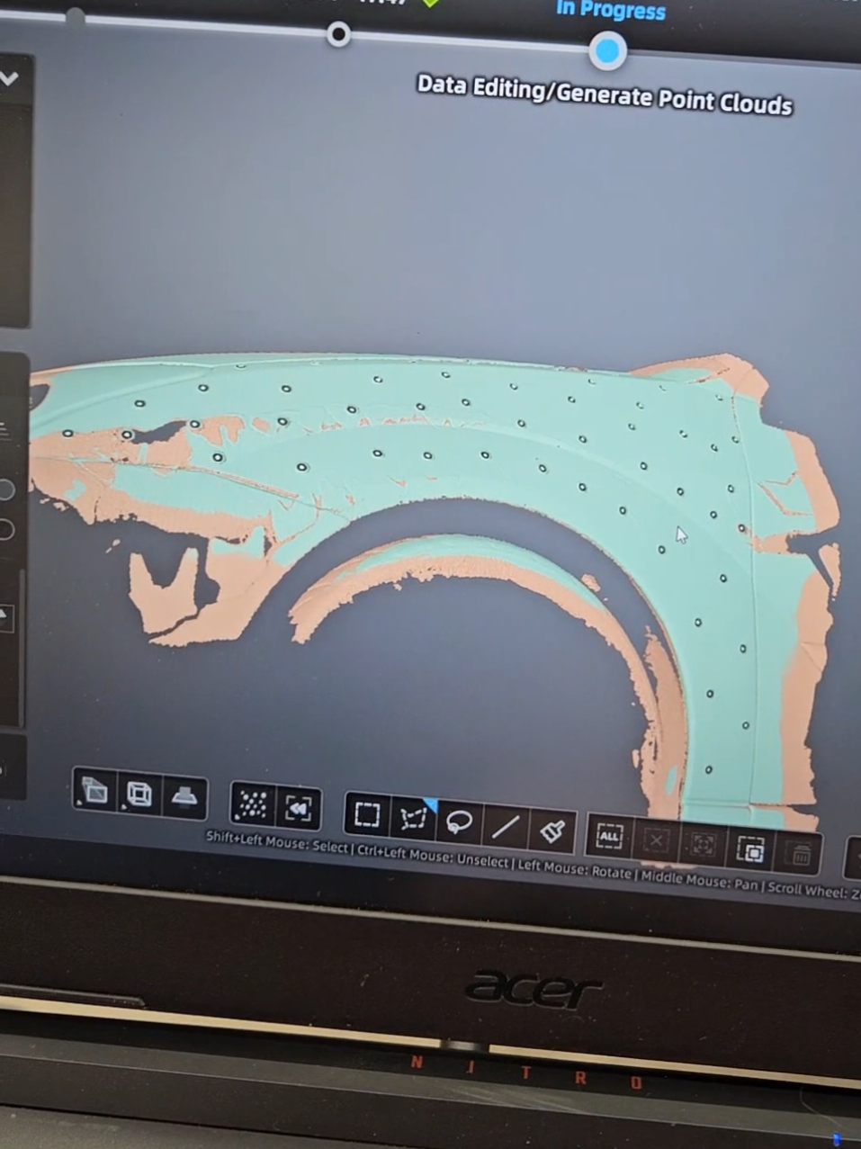 Replying to @dg32_racing using the Einstar handheld scanner