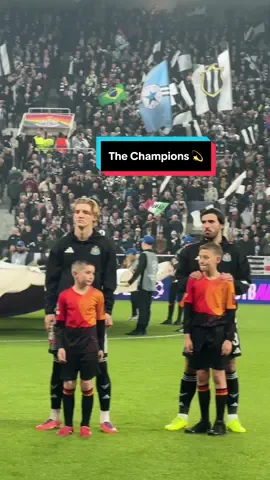 THE CHAMPIONS! 🎶 #championsleague 