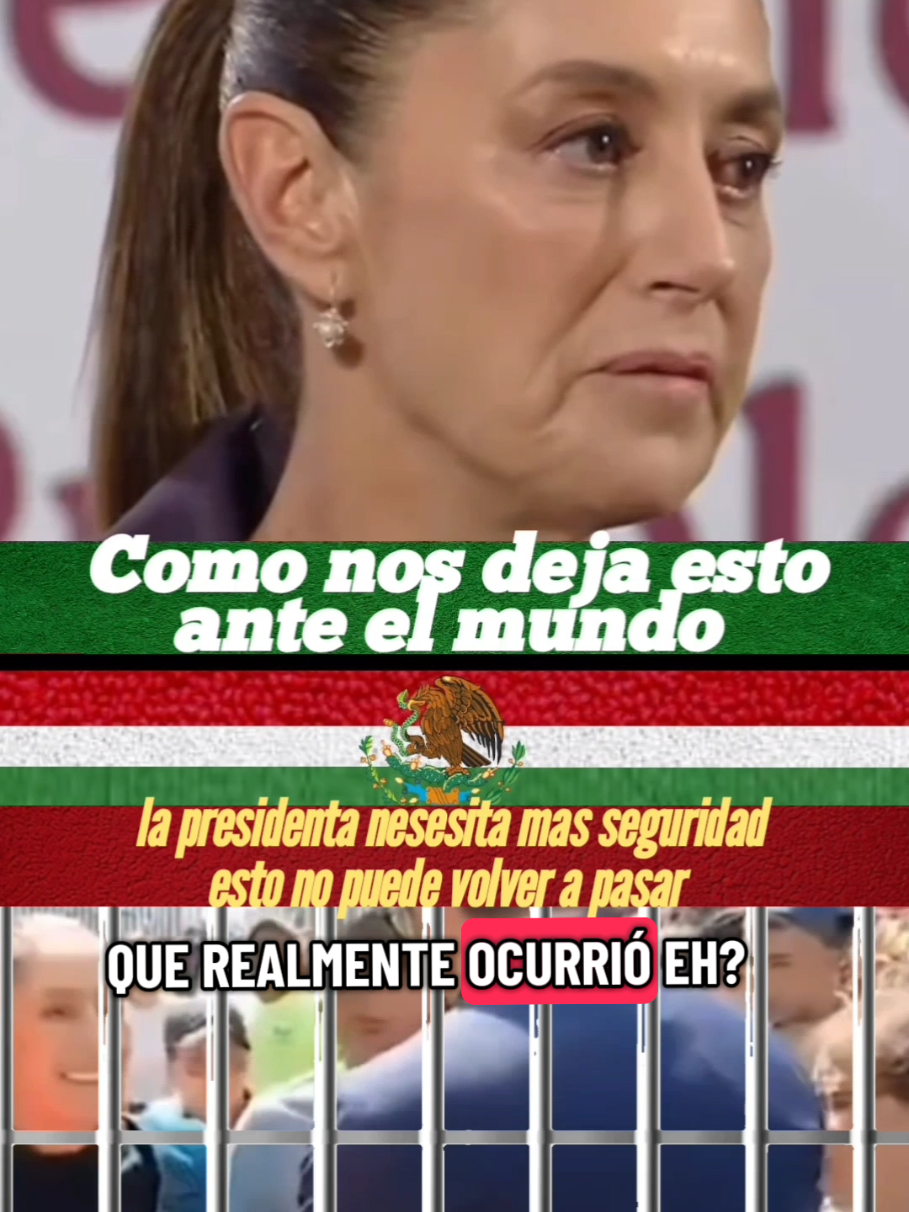 la presidenta Claudia Sheinbaum de mexico habla  de lo que le paso saliendo del palacio nacional #claudiasheimbaum #Sheinbaum #claudia #presidentademexico #morena 