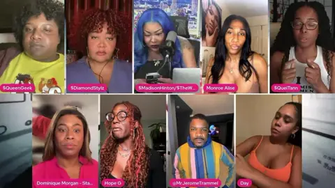 I stand with the bricks 🧱 #goldsgym @Ts Madison @Dominique Morgan @Bre Starr @Hope Giselle 