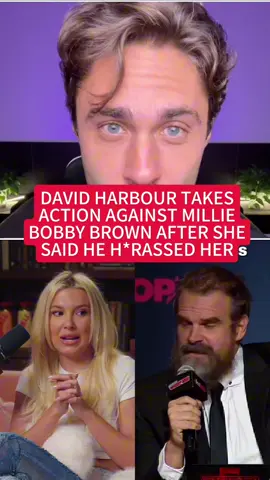 David harbour is not taking too well to what's going on with Millie Bobby brown. #davidharbour #milliebobbybrown #strangerthings #typ