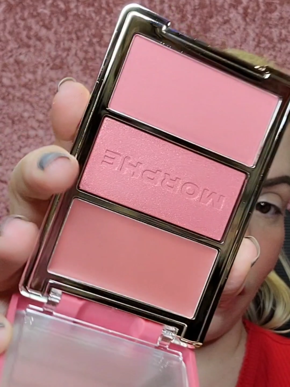 Morphe Cheek Thrills Blush Trio Blind Date #morphe #blushtrio #Blush #morpheblush #morphecheekthrills @Morphe Cosmetics 