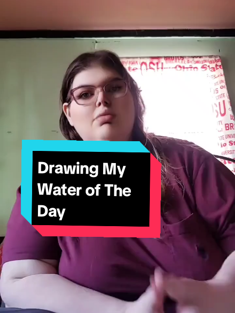 Drawing my water of the day! Delicious combination 😋  #watertok #aspartamefree #aspartamefreewatertokbuddies #stayhydrated 