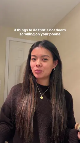 With shorter and darker days these are 3 things I do that’s not doom scrolling on my phone #thingstodo #selfcaretips #hobbies #selfcaretiktok #selfcareday 
