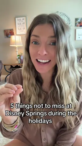 Disney springs must dos. Disney world hacks and tips. Holidays at disney world. #disneytok #distokfam #disneyworldflorida #disneyworldorlando #disneyworld50 