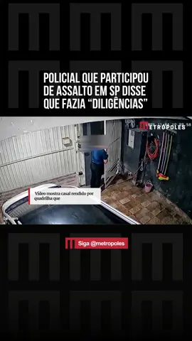 O #policial civil Sergio Monteiro Muniz, preso em flagrante por invadir e roubar uma residência na noite dessa terça-feira (4/11), afirmou que estava em uma diligência com outros dois comparsas contra tráf1co de animais silvestres ao ser abordado pela Polícia Militar (#PM). O caso aconteceu em Mauá, na região metropolitana de #SãoPaulo. #TikTokNotícias 📸 Reprodução