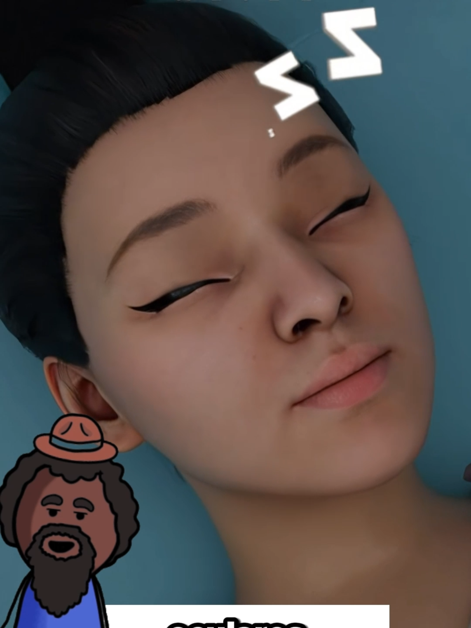 ¿Cura para el insomnio? 😴 ¡El truco de ojos de 1 minuto para apagar tu cerebro! #datoscuriosos #insomnio #datosinteresantes #SabiasQue