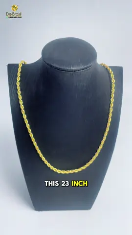 Your favorite rope link chain is now discounted to only $99 for a limited time. From now until November 12th 2025 get this rope link chain a special price. Get this special now in store at Do Brasil stores and online for delivery at Goozone.com #dobrasiljewelry #dobrasil #trinidadfashion #goldplatedstyle 