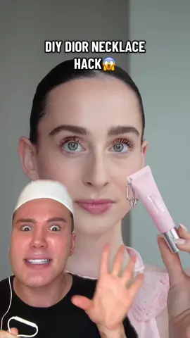 DIY DIOR NECKLACE HACK!😱 Credit: @ROSE #diycraft #diyideas #diycrafts #diyproject #diorbeauty 