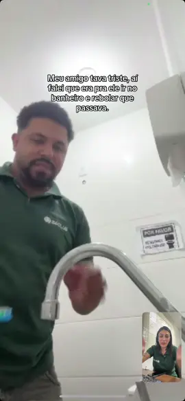 Se ele melhorou não sei… Eu ri demais! #clt 