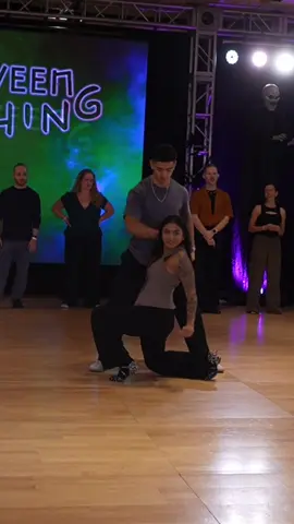 (Monster Mash) All American Finals with @laurarebar_ ! At Halloween Swing Thing 2025 #dance #dancers #fyp #partnerdance #wcs #improv #westcoastswing #california #westcoastswingdance #dancing #competition #halloweenswingthing 
