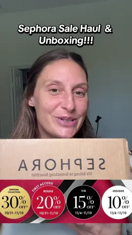 @sephora sale order unboxing!!! Can’t wait to try these items - super excited about the @LYS Beauty concealer specifically #newmakeup #sephorasale 