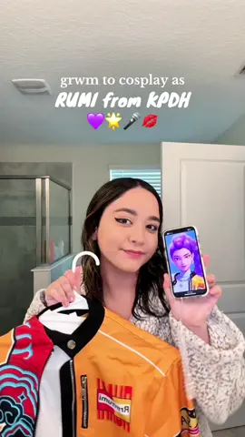 GRWM Cosplaying as RUMI from KPOP Demon Hunters💓 More pics on my ig! #cosplay #rumi #kpdh #grwm 