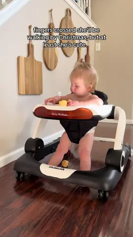 The 6-in-1 Music & Lights Baby Walker 🎶🖤 keeps little ones entertained while supporting every stage of learning to walk! With an ergonomic backrest, safety foot pads, bouncer mode, and playful lights and sounds, it’s the ultimate baby activity center from 6–18 months. #babywalker #babygiftideas #activitycenter #learningtowalk #momlife 