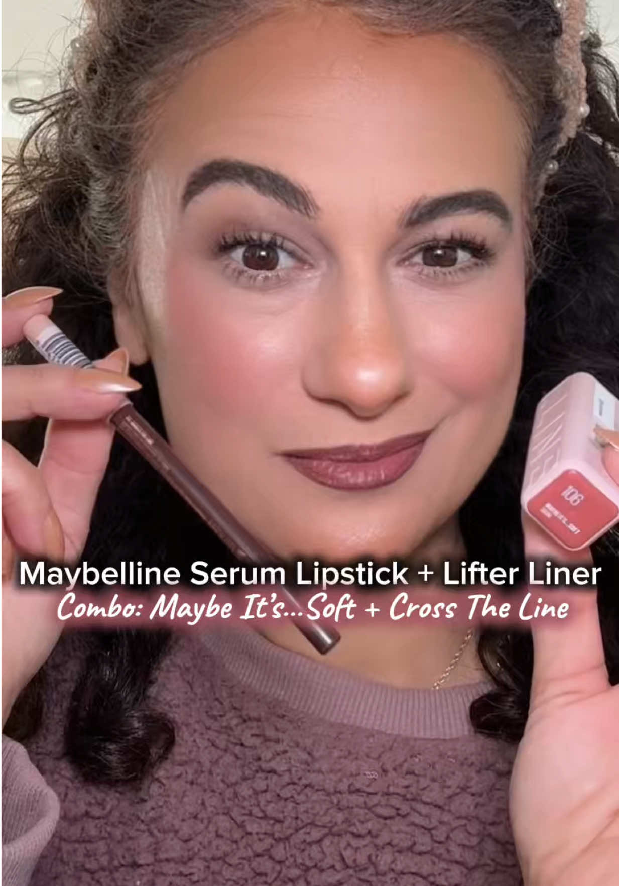 Soft everyday lip combo using the Maybelline Serum Lipstick in “Maybe It’s Soft” paired with the Maybelline Lifter Liner in “Cross The Line.” Love how the satin finish looks natural and the liner adds just enough shape without being too much. #MaybellinePartner #lipcombo #oliveskin #maybellinelipstick #drugstoremakeup @Maybelline NY 