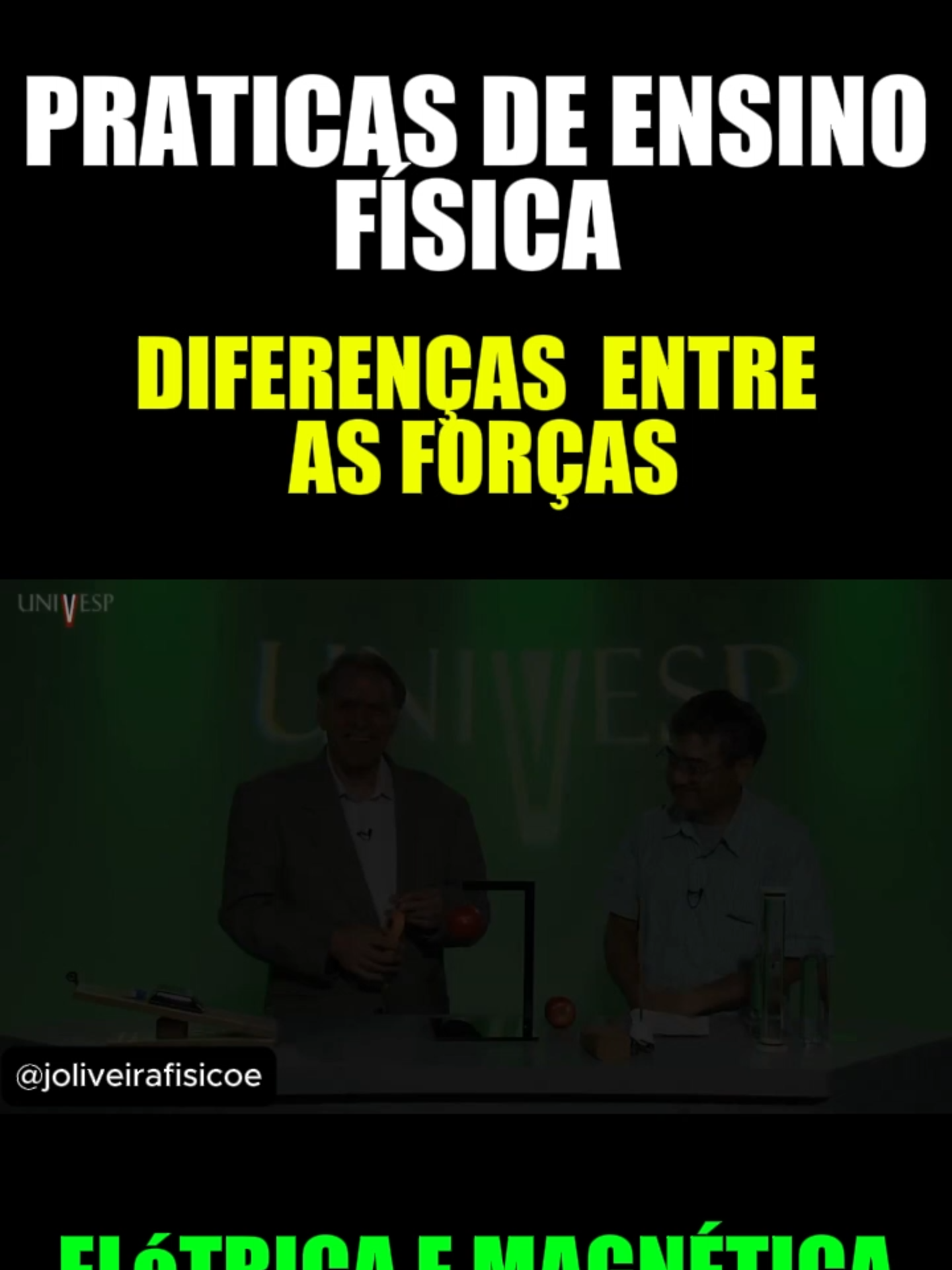 Força Elétrica vs Magnética ⚡🧲 Elétrica: Age em cargas paradas ou em movimento. Magnética: Só age em cargas em movimento. Uma carga parada sente a Elétrica. 🛑⚡ Para sentir a Magnética, ela precisa estar em movimento. 🚶‍♀️🧲 #Fisica #Eletromagnetismo #Ciencia #Estudo #Enem #Vestibular #DicaDeEstudo #CiênciaNoTikTok