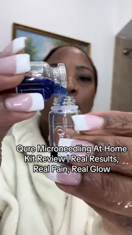 In this video, I’m keeping it real  microneedling at home with the Qure kit Yes, you feel something, but beauty is pain  and the results? 100% worth it. I’m walking you through each step, what to expect, and how I prep my skin for that post-treatment glow  #QureMicroneedling #AtHomeMicroneedling #BeautyIsPain #SkincareRoutine #MicroneedlingResults       