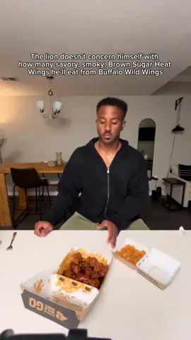 we should be using our free will to eat more Brown Sugar Heat Wings #buffalowildwingspartner 