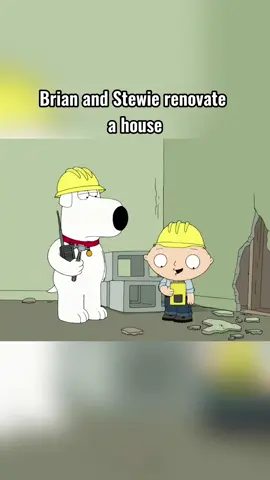 Brian and stewie renovate a house! 🏡 #fyp #familyguy #fullepisodes #funny #stewiegriffin  Family guy  Brian griffin  Full episode 